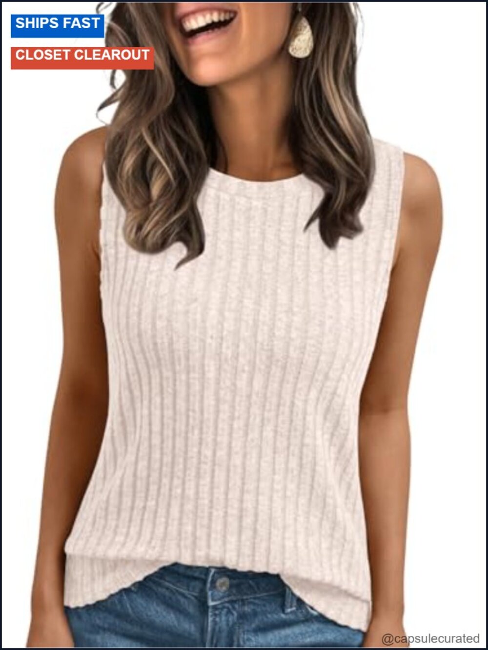 Women's Sleeveless Tank Top Stretchy Soft Breathable Layering Basic Tee